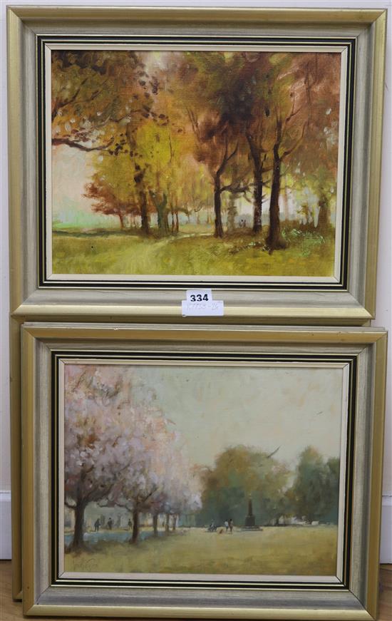 Four oils by Jon Peaty Seasons oils
